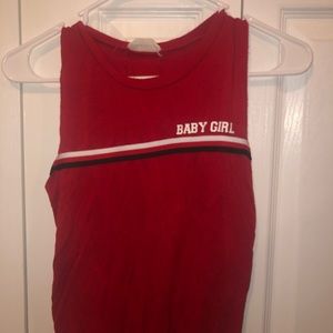 Baby girl tank top size small